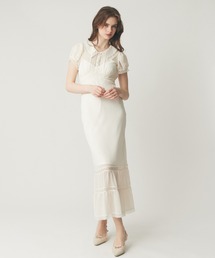 DEICY | シフォンレースカラーワンピース(ワンピース)