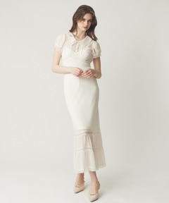 Lace choker frill mini onepiece(eme10618)（ワンピース）｜M me eme