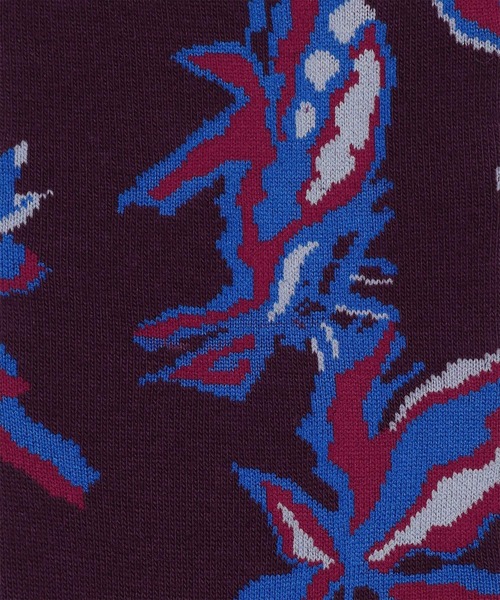 Paul Smith(ポールスミス)の「“Bohemia” ソックス【250616 CS】(ソックス/靴下・メンズ・ライトブルー/マルーン・25-27)」の4枚目の写真