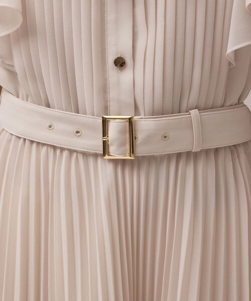 GRACE CONTINENTAL（グレースコンチネンタル）の「ボウタイプリーツドレス（ワンピース・レディース・ベージュ/ブラック/ブルー・38/36）」の13枚目の写真