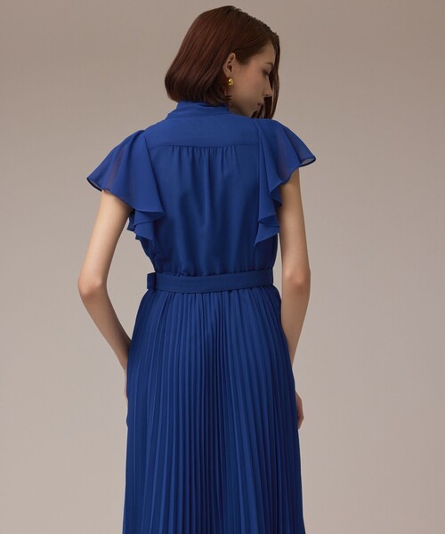GRACE CONTINENTAL（グレースコンチネンタル）の「ボウタイプリーツドレス（ワンピース・レディース・ベージュ/ブラック/ブルー・38/36）」の22枚目の写真