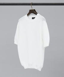 ABAHOUSE（アバハウス）の「フルニードル メッシュニットTシャツ（Tシャツ/カットソー・メンズ）」