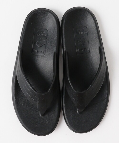 Ray BEAMS（レイビームス）の「【8/6 再値下げ】ISLAND SLIPPER / 202 EVA トング サンダル（サンダル・レディース・ベージュ/ブラック・5/6/7）」の6枚目の写真