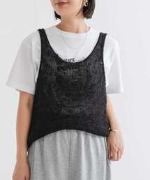 URBAN RESEARCH | リネン混ノースリーブニット(ニット/セーター)