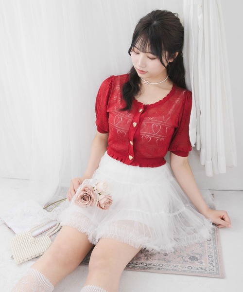 DearMyLoveRose(ディアマイラブローズ)の「チュールフリルバレリーナスカート【大きいサイズ有り】(スカート・レディース・グレー/ブラック/ホワイト・3L/LL/LARGE/MEDIUM)」の8枚目の写真