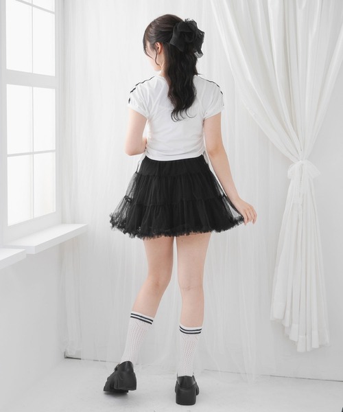 DearMyLoveRose(ディアマイラブローズ)の「チュールフリルバレリーナスカート【大きいサイズ有り】(スカート・レディース・グレー/ブラック/ホワイト・3L/LL/LARGE/MEDIUM)」の15枚目の写真
