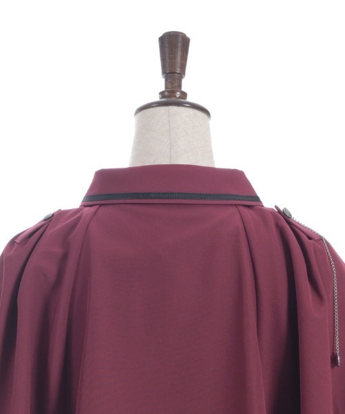 axes femme（アクシーズファム）の「連釦×チェーン付きケープブラウス（シャツ/ブラウス・レディース・ネイビー/キナリ/レッド・FREE）」の19枚目の写真