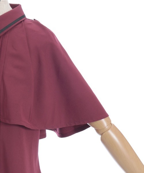 axes femme（アクシーズファム）の「連釦×チェーン付きケープブラウス（シャツ/ブラウス・レディース・ネイビー/キナリ/レッド・FREE）」の20枚目の写真