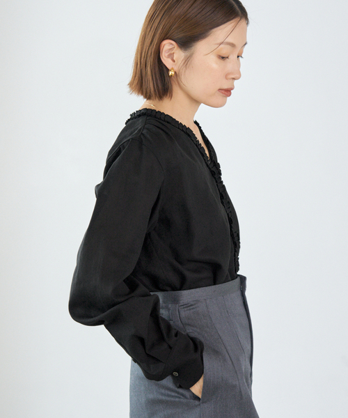 追加》タックフリルブラウス（シャツ/ブラウス）｜IENA（イエナ