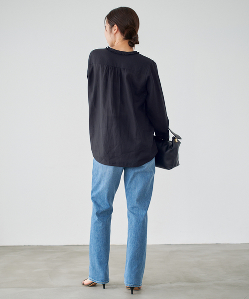 セール】《追加》タックフリルブラウス（シャツ/ブラウス）｜IENA