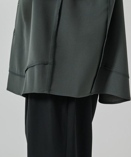 N.HOOLYWOOD（N.ハリウッド）の「【N.HOOLYWOOD】別注 2255-SH60-003 切り替えシャツ（シャツ/ブラウス・メンズ・ダークグレー/ブラック・36/38）」の20枚目の写真