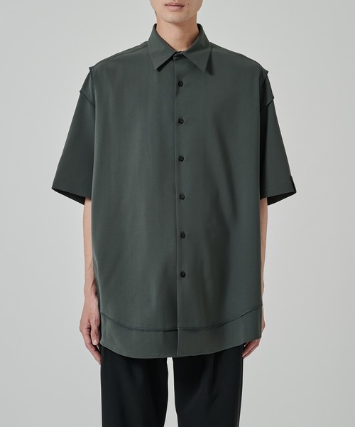 N.HOOLYWOOD（N.ハリウッド）の「【N.HOOLYWOOD】別注 2255-SH60-003 切り替えシャツ（シャツ/ブラウス・メンズ・ダークグレー/ブラック・36/38）」の15枚目の写真