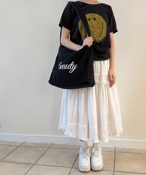 NOLITA LABORATORY(ノリータラボラトリー)の「【 NOLITA / ノリータ 】リバーシブル ボーダー ショルダー トートバッグ(ショルダーバッグ・レディース・ブラック/ネイビー/レッド・FREE)」の8枚目の写真