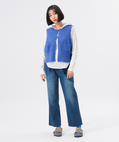 Gramicci（グラミチ）の「【別注】Gramicci / 5ポケット デニム（デニムパンツ・レディース・ブラック/インディゴブルー・ONE SIZE）」の11枚目の写真