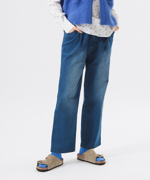 Gramicci（グラミチ）の「【別注】Gramicci / 5ポケット デニム（デニムパンツ・レディース・ブラック/インディゴブルー・ONE SIZE）」の12枚目の写真