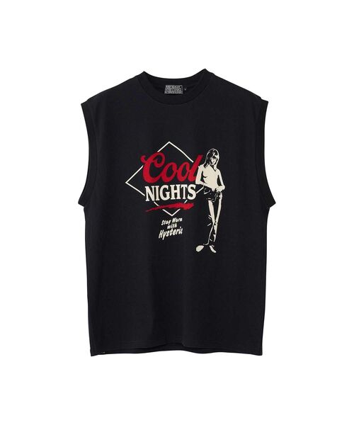 ヒステリックグラマー　HXS グラフィックタンクトップ 黒 HYSTERIC GLAMOUR（ヒステリックグラマー）の「VIXEN GIRL