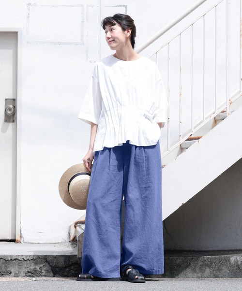 soulberry(ソウルベリー)の「【レギュラー丈】soulberryのナツパンツ(その他パンツ・レディース・ネイビー/グレー・L/M/3L/LL/4L/5L)」の6枚目の写真