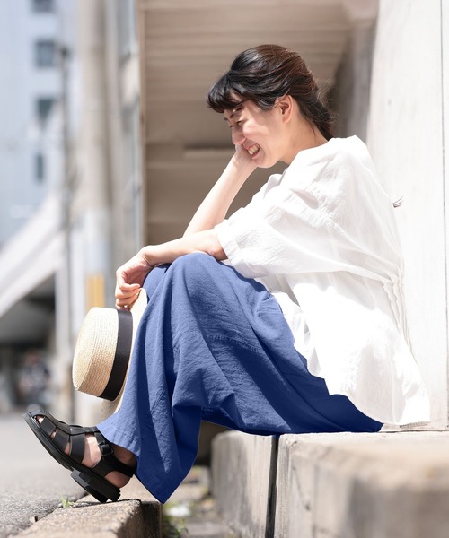 soulberry(ソウルベリー)の「【レギュラー丈】soulberryのナツパンツ(その他パンツ・レディース・ネイビー/グレー・L/M/3L/LL/4L/5L)」の8枚目の写真