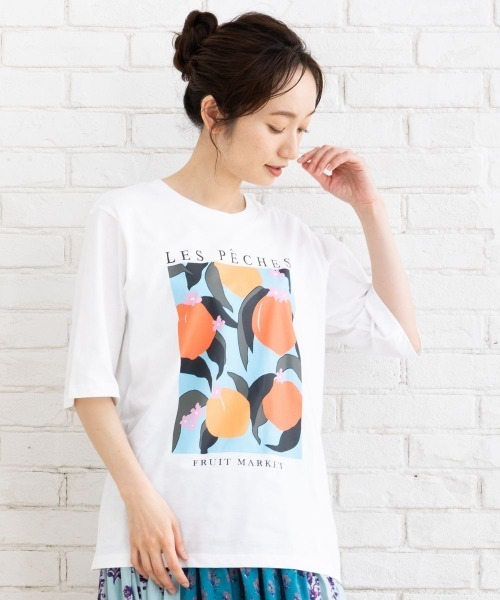 sabstreet my standard(サブストリートマイスタンダード)の「KAFFE アソートTシャツ(Tシャツ/カットソー・レディース・サックスブルー・38)」の1枚目の写真