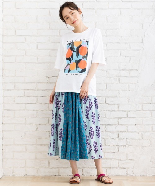 sabstreet my standard(サブストリートマイスタンダード)の「KAFFE アソートTシャツ(Tシャツ/カットソー・レディース・サックスブルー・38)」の3枚目の写真