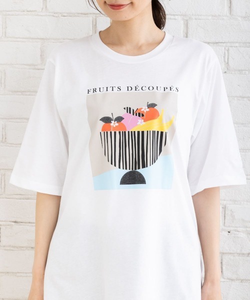 sabstreet my standard(サブストリートマイスタンダード)の「KAFFE アソートTシャツ(Tシャツ/カットソー・レディース・サックスブルー・38)」の8枚目の写真