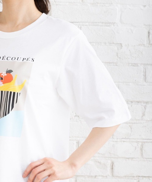 sabstreet my standard(サブストリートマイスタンダード)の「KAFFE アソートTシャツ(Tシャツ/カットソー・レディース・サックスブルー・38)」の9枚目の写真