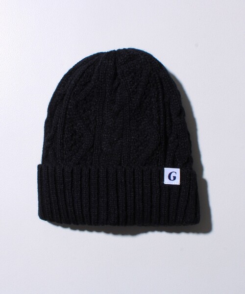 GLOSTER（グロスター）の「【GLOSTER/グロスター】裏ボア ケーブルワッチ ニット帽（ニットキャップ/ビーニー・メンズ・グレー系その他/ブラック/グレー/ブラック系その他/ワインレッド/テラコッタ・FREE）」の14枚目の写真