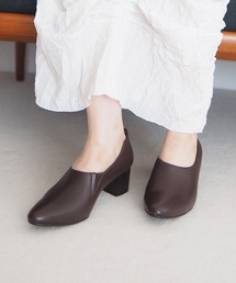 enchanted（エンチャンテッド）の「本革サイドスリットエラスティックブーティ（ブーツ）」