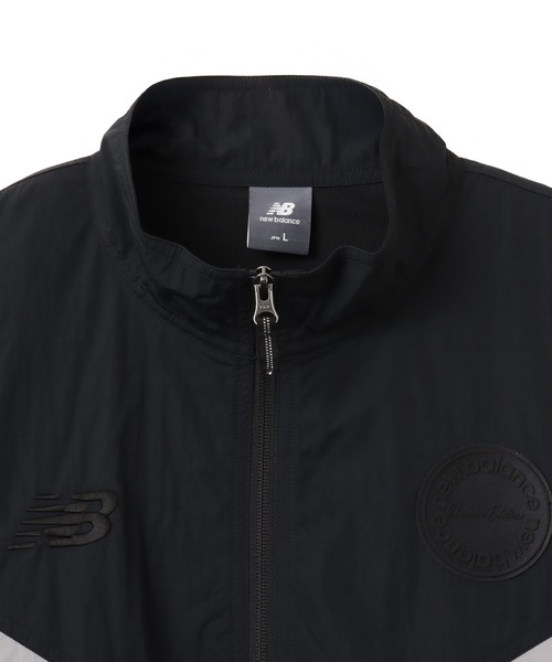 NEW BALANCE（ニューバランス）の「New Balance WIND JACKET / ニューバランス ウインドジャケット（ナイロンジャケット・メンズ・ブラック/グレー・S/M/L/XL/XXL）」の11枚目の写真