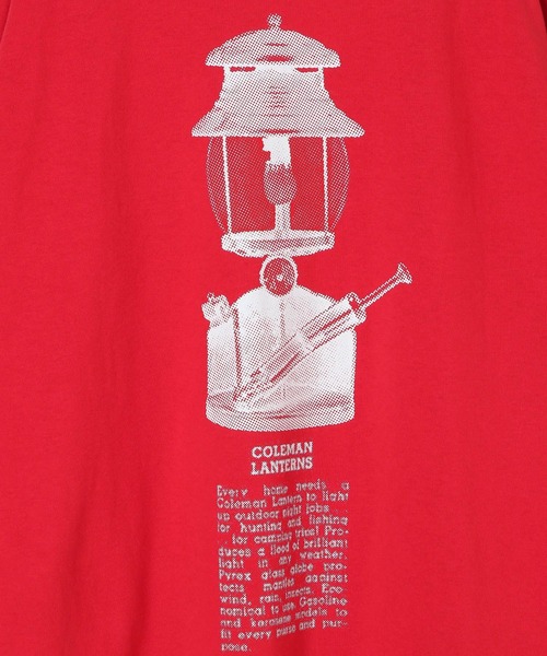 COLEMAN（コールマン）の「【Coleman×TAKEDA BBQwith BAYFLOW】ランタンプリントTシャツ（Tシャツ/カットソー・メンズ・チャコール/ホワイト/レッド・MEDIUM/LARGE）」の19枚目の写真