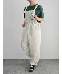 綿麻サロペット
