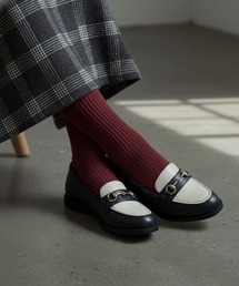 FAVO FAVO/ファヴォファヴォ ローヒール レイン ビットローファー スリッポン