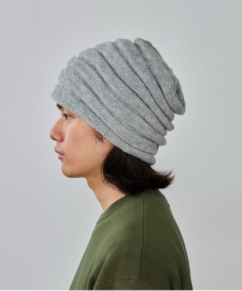 OVERRIDE（オーバーライド）の「OVERRIDE  REVERSE RIDGE BEANIE / オーバーライド（ニットキャップ/ビーニー・メンズ・ブラック/ライトブルー/グレー/グリーン・57~59cm）」の11枚目の写真