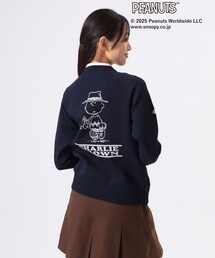 【美品】ビームスゴルフ BEAMS GOLF ニット セーター ネイビー系 M BEAMS GOLF（ビームス ゴルフ）〈WOMEN〉ORANGE LABEL / NYロゴ