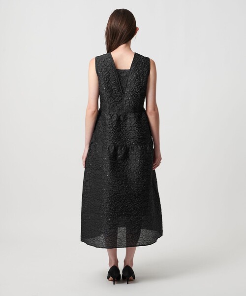 UNITED ARROWS(ユナイテッドアローズ)の「ジャガード ワンピース(ワンピース・レディース・ブラック/ネイビー・FREE)」の20枚目の写真