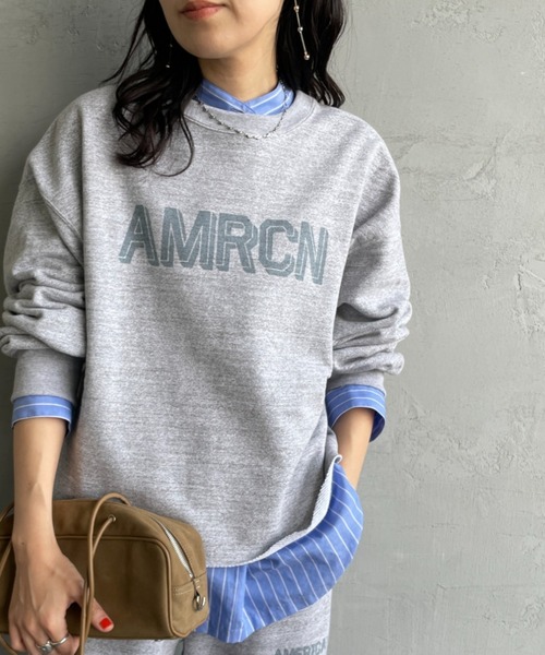Americana/アメリカーナ] 別注 AMRCN プリント カットオフ