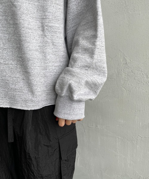 AMERICANA（アメリカーナ）の「[Americana/アメリカーナ] 別注 AMRCN プリント カットオフスウェット（スウェット・レディース・ブラウン/スミクロ/杢グレー・ONE SIZE）」の8枚目の写真