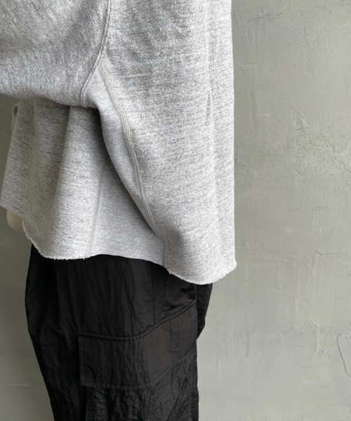 AMERICANA（アメリカーナ）の「[Americana/アメリカーナ] 別注 AMRCN プリント カットオフスウェット（スウェット・レディース・ブラウン/スミクロ/杢グレー・ONE SIZE）」の9枚目の写真