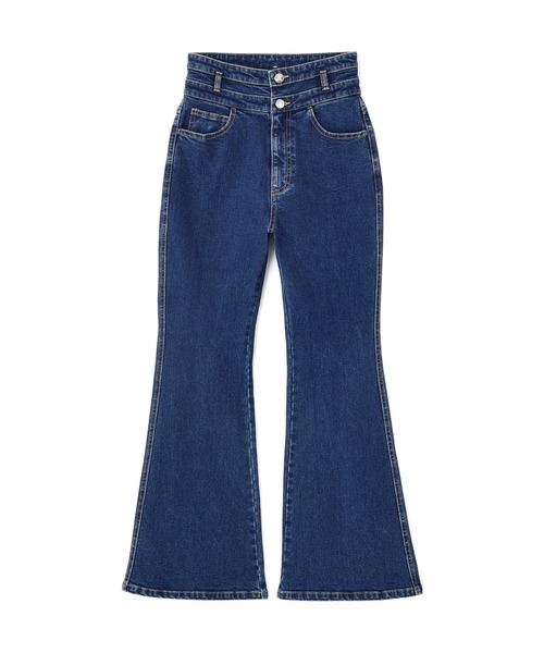 JILL by JILL STUART（ジルバイジルスチュアート）の「◇フレアデニムパンツ（デニムパンツ・レディース・ブルー/ネイビー・SMALL/MEDIUM）」の10枚目の写真