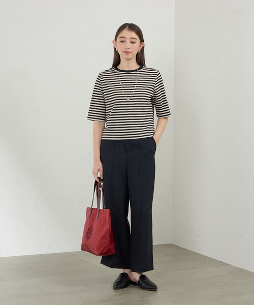 amaca(アマカ)の「ハイカウントワルツ(その他パンツ・レディース・ベージュ系その他5/ネイビー・40/38)」の11枚目の写真