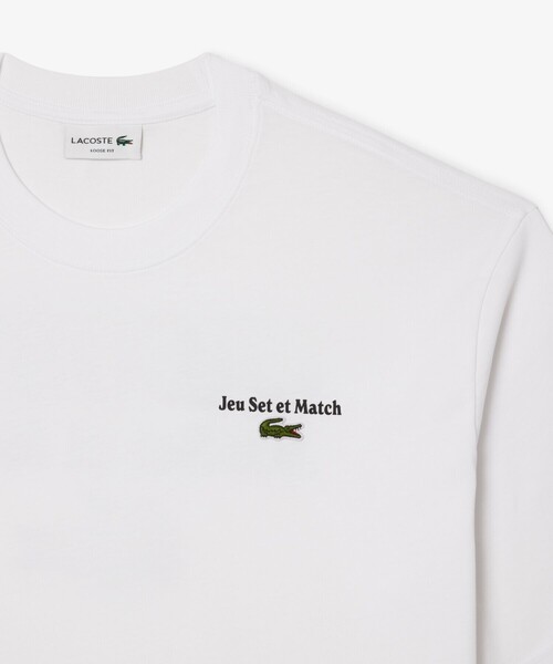 LACOSTE（ラコステ）の「ルーズフィットヘビーウェイトバックプリントTシャツ（Tシャツ/カットソー・メンズ・ブラック/ホワイト・2/3/4/6/5）」の7枚目の写真