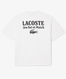 LACOSTE（ラコステ）の「ルーズフィットヘビーウェイトバックプリントTシャツ（Tシャツ/カットソー）」