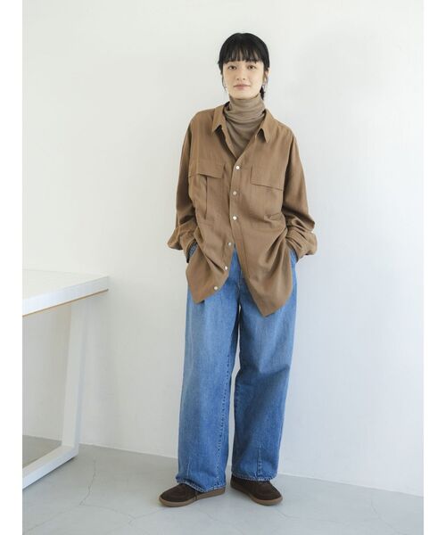 Ungrid(アングリッド)の「タックデザインカーブデニム(デニムパンツ・レディース・ブラック/ブルー・26inch/25inch/24inch)」の15枚目の写真