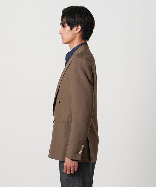 ウール モヘヤ 4ボタン ダブルブレストブレザー S‐MODEL（テーラード