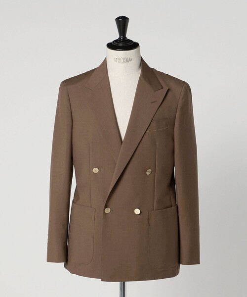 ウール モヘヤ 4ボタン ダブルブレストブレザー S‐MODEL（テーラード