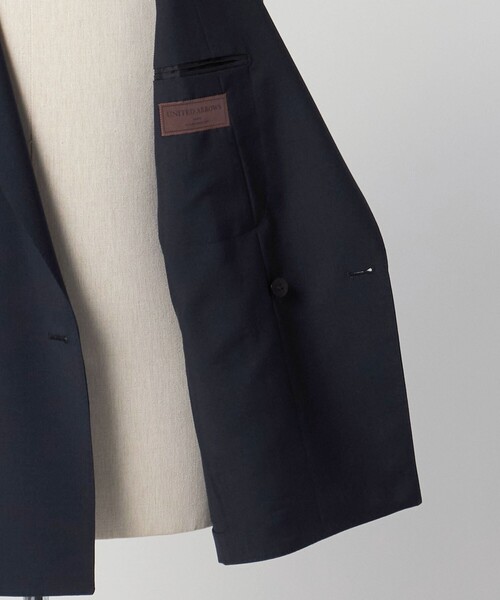 UNITED ARROWS（ユナイテッドアローズ）の「ウール モヘヤ 4ボタン ダブルブレストブレザー S‐MODEL（テーラードジャケット・メンズ・ネイビー/モカ・50/46/48/44）」の21枚目の写真