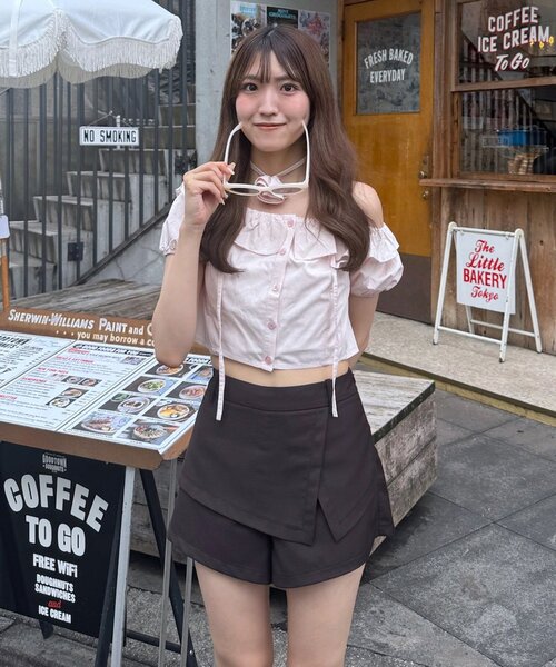 mline（エムライン）の「[mline]レイヤードミニスカ（その他パンツ・レディース・ブラック/ブラウン/グレー・1/2）」の22枚目の写真