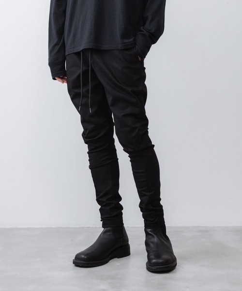 ATTACHMENT(アタッチメント)の「【 LIMITED 】ラバーストレッチツイル スリーディメンショナルパンツ / RUBBER STRETCH TWILL THREE DIMENSIONAL PANTS(その他パンツ・メンズ・ブラック・1/2/3/4)」の3枚目の写真