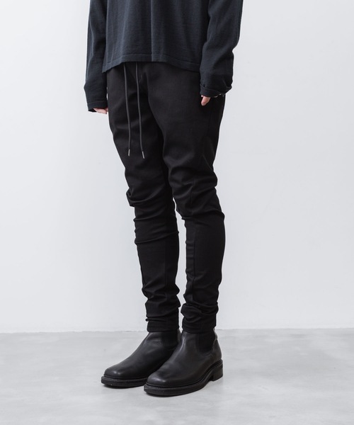 ATTACHMENT(アタッチメント)の「【 LIMITED 】ラバーストレッチツイル スリーディメンショナルパンツ / RUBBER STRETCH TWILL THREE DIMENSIONAL PANTS(その他パンツ・メンズ・ブラック・1/2/3/4)」の4枚目の写真