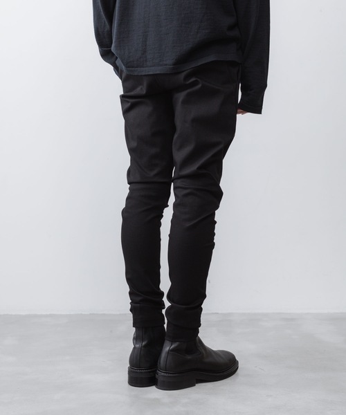 ATTACHMENT(アタッチメント)の「【 LIMITED 】ラバーストレッチツイル スリーディメンショナルパンツ / RUBBER STRETCH TWILL THREE DIMENSIONAL PANTS(その他パンツ・メンズ・ブラック・1/2/3/4)」の6枚目の写真